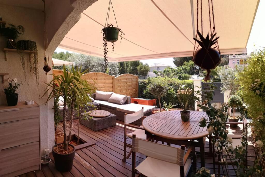 Appartamento La Terrasse Ensoleillée de Sausset - Côte Bleue Esterno foto